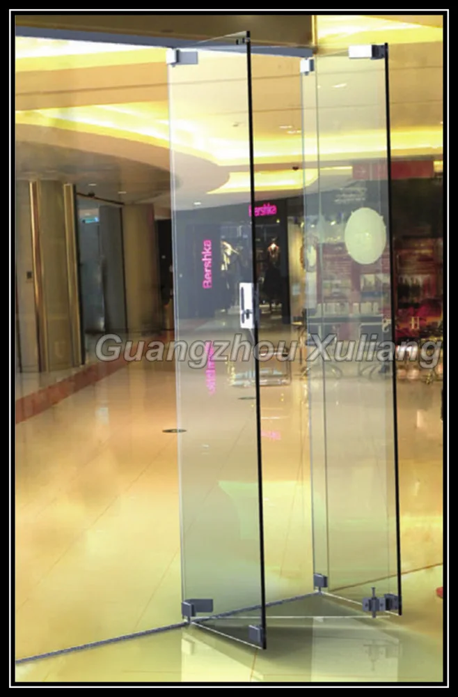 Tempered glass frameless bifold door-in Doors from Home Improvement ... Tempered glass frameless bifold door-in Doors from Home Improvement ...