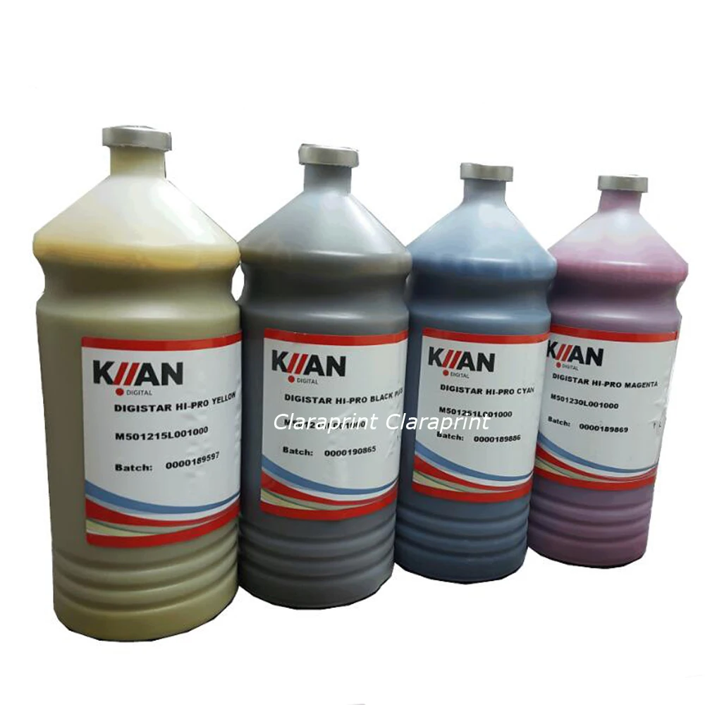 

4 colors/set Kiian Digistar HI-PRO Sublimation Ink for Transfer Printing 1000ml Bottle
