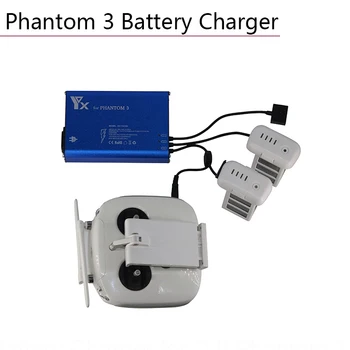 

Smart Battery Charger for DJI Phantom 3 3A 3P Drone Transmitter Rapid Charging Hub 4 In 1 Accessories Spare Parts