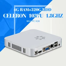 Горячая распродажа тонкий клиент компьютер C1037U 4 г оперативной памяти 320 г hdd встраиваемый компьютер linux мини-сервер тонкий клиент