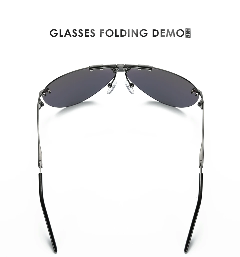 Мужские складные поляризованные солнцезащитные очки, женские складные солнцезащитные очки, Складные портативные дизайнерские ретро очки для мужчин, Gafas Oculos De Sol