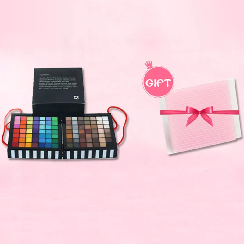 

Deluxe 177 Color Eyeshadow + bronzing combination disc makeup set white optional