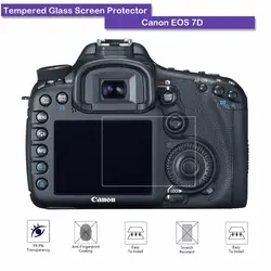 9 H закаленное Стекло ЖК-дисплей Экран Protector Щит реального Стекло Плёнки для Canon EOS 7D Камера Интимные аксессуары