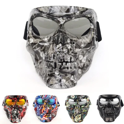 

Motocross Face Devil Mask Outdoor Sport Motorbike Riding Racing Dustproof Off-road Devil Mask Motorcycle goggle