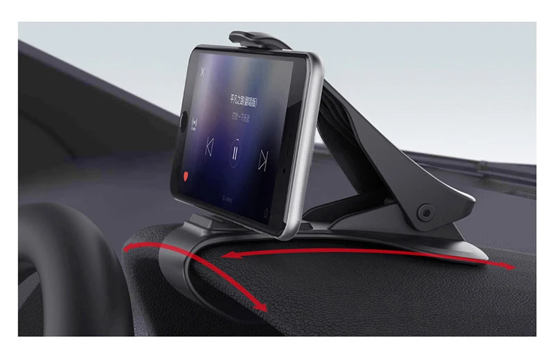 Universal Car Phone Holder Dashboard Mount Cradle Cellphone Clip GPS Bracket Mobile Phone Holder Stand for Phone in Car