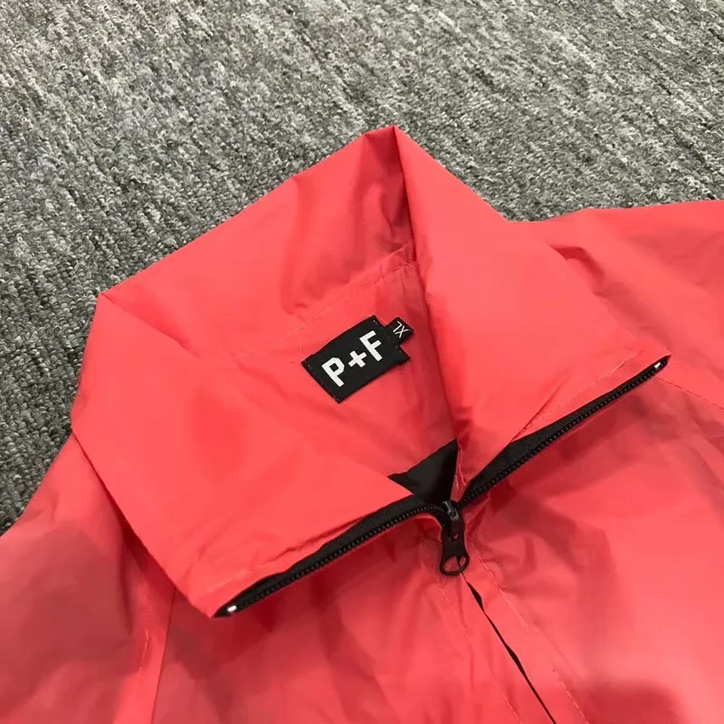 2019ss высокое качество места + лица P F 3M отражающие принты женщин мужчин половина