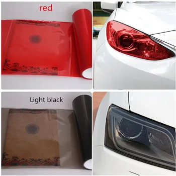 

Car Tint Headlight Taillight Fog Light Sticker FOR peugeot 206 307 corolla volkswagen golf mk4 cruze citroen c4 golf mk7