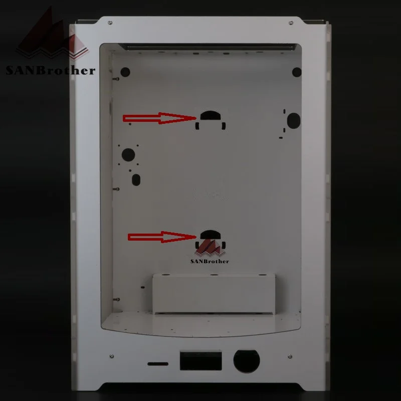 3D Printer Frame Aluminium-plastic Acrylic Box Shell Compatible With Ultimaker Um2+ Extended Case Shell 2 Hanging Filament Holes