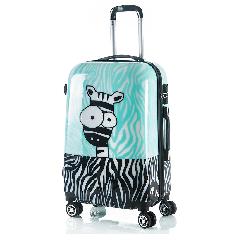 

Unique Design Rolling Luggage Spinner 24 Inch Suitcase Wheels 20 Inch Women Cute Cartoon Boarding Box Trolley Travel Bags LGX11