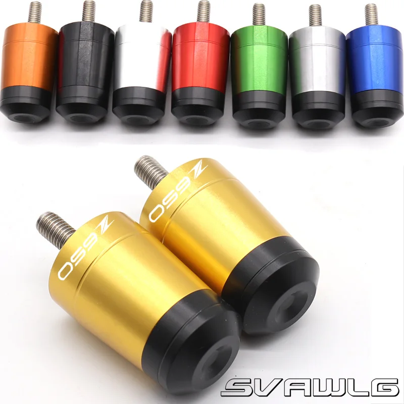 

Free Shipping For KAWASAKI Z650 Z 650 2017-2018 Motorcycle Accessories CNC Billet Aluminum Handlebar Grips Bar Ends Cap Slider