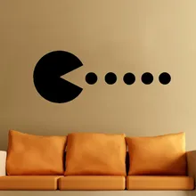Pacman Home Decorations Family Vinyl Decal Art Wall Sticker Living Room Waterproof Wall Decals For Bedroom Removable Decal
