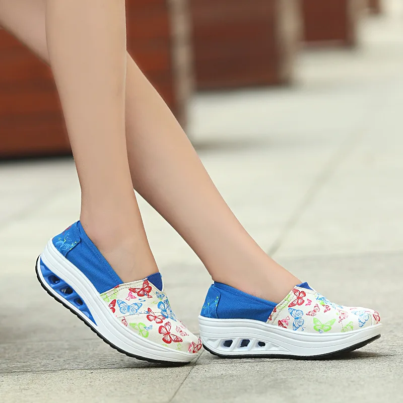 Main Secoué pu Pour En Chaussures Air Femme Noir Respirant Ciel Plein De Femmes À La Marche xshCBtrQd