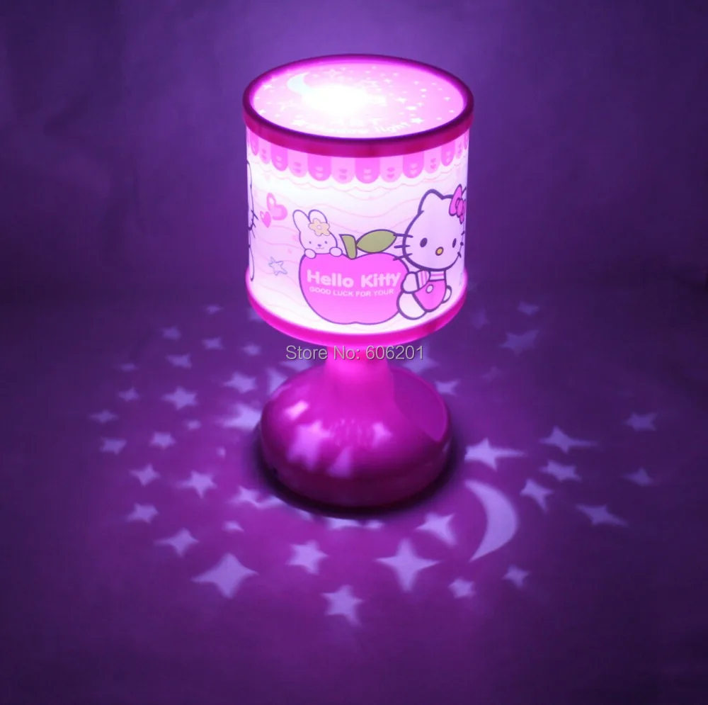 Cartoon Hello Kitty USB Battery LED Novelty Flash Light Lamp,Color Changing Table Beside Lamps ...