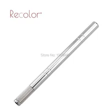 Высокое качество Золотой Перманентный макияж бровей татуировки ручка иглы Лезвие Ручка Tebori ручка микроблейдинг ручка