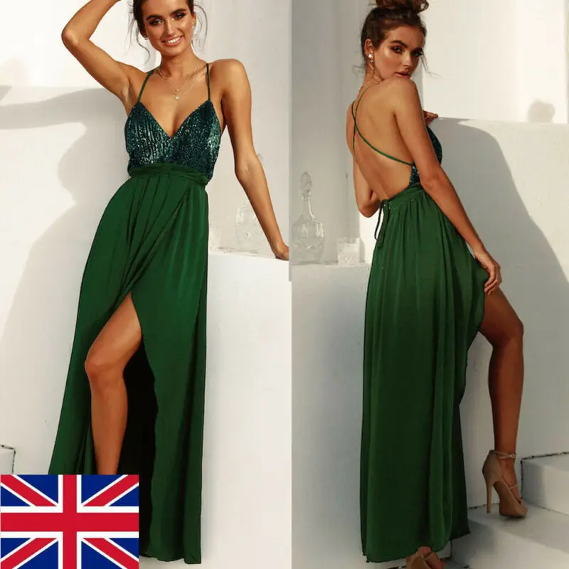 

Women's Lace Long Formal Dress Evening Party Elegant Female Dress