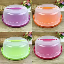 Случайный цвет портативный фиксатор торт сервер Перевозчик Хранитель Ручка 30*30*13 см