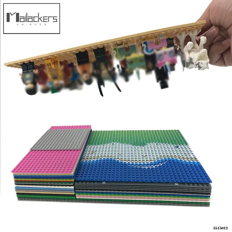 

Mailackers Legoing Base Plate Plaque for Small Bricks Baseplate Board Compatible Legoingse Figures Blocks Kids Toys For Children