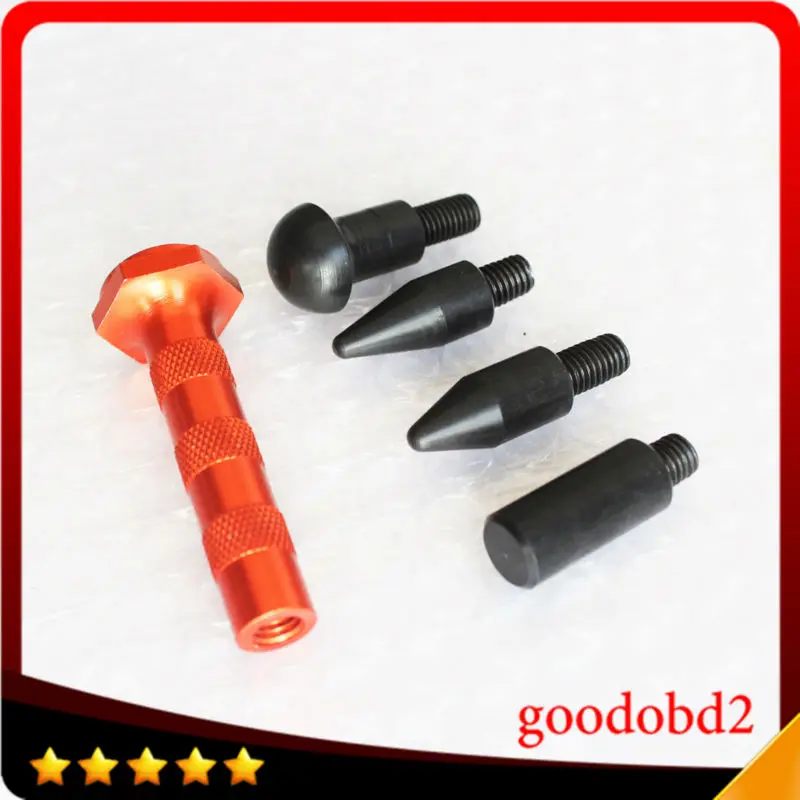 

Professional PDR Tools Paintless Dent Repair Hail Removal Tools Kit Tap Down Pen with 4 Heads hand tools Dent Repair Ferramentas