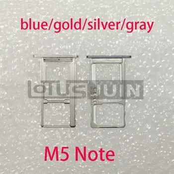 

10pcs New Original Nano SIM Card Tray Holder Slot Holder Adapter Replacement for Meizu M5 Note blue/gold/gray/silver
