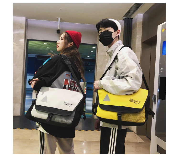 Menghuo Waterproof Nylon Women Messenger Bags Men Casual Clutch Carteira Hobos Ladies Handbag Female Crossbody Shoulder Bags New_32