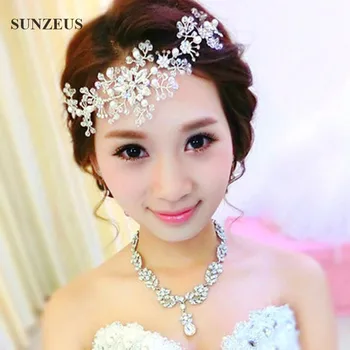 

Sparkle Forehead Jewelry Bridal Accessories Rhinestones Pearls Wedding Headpiece SQ072