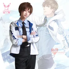 Новая игра Аниме lyzzr Косплей Баи QI Харадзюку японская Повседневная Униформа костюм мужской женский полицейский Униформа, косплей костюмы