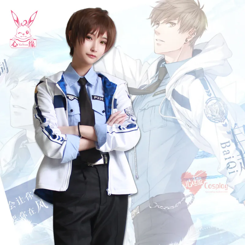 Новая игра Аниме lyzzr Косплей BAI QI Harajuku японский повседневный костюм униформа