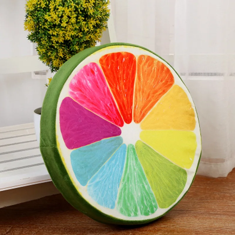 

Dropshipping Memory Foam Seat for Infantil Adults 3D Fruit Printed Pouf in Office Home Removable Bean Bag Cushion New Puff Sofa