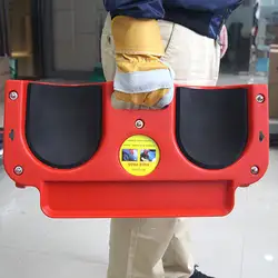 Коврик для защиты коленей с колесами, встроенный пенопласт на платформе с шипами с 5 поворотными роликами