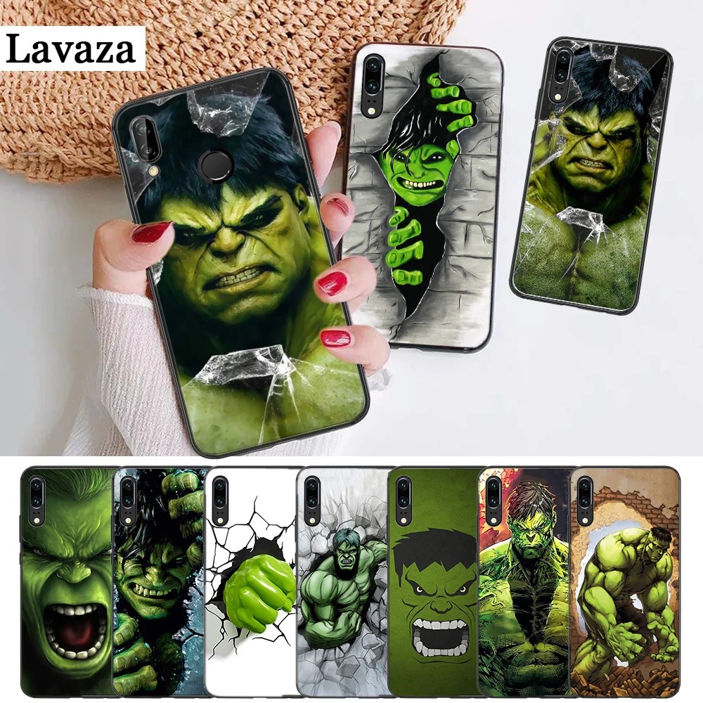 

Lavaza Comic Superhero Hulk Silicone Case for Huawei P8 Lite 2015 2017 P9 2016 Mimi P10 P20 Pro P Smart 2019 P30 Lite Pro
