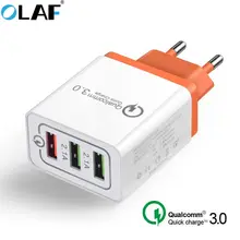 Universal 18 W USB Quick charge 3.0 5V 3A for Iphone 7 8 EU US Plug Mobile Phone Fast charger charging for Samsug s8 s9 Huawei