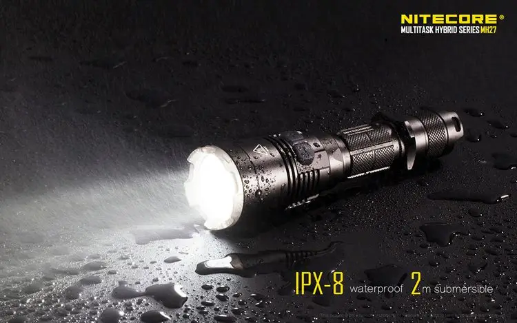 NITECORE MH27 MH17UV Охотничий комплект 1000LM 4xleds хайлайтер Шестерни Охотничий Тактический военный поисковый фонарь фонарик BoxSets чехол