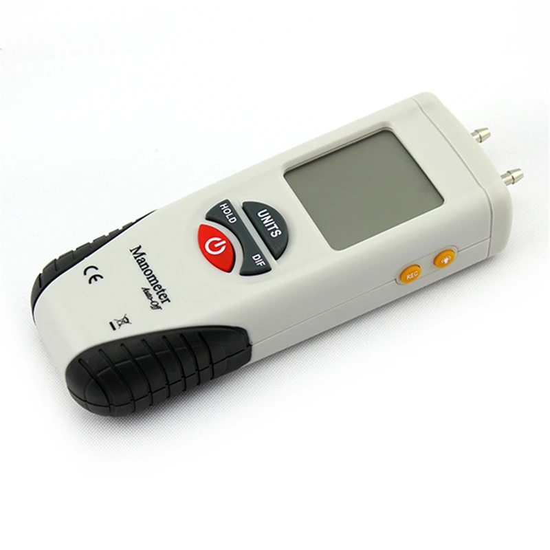 

Pressure Gauge psi Portable Barometer LCD Digital Differential Air Manometer High Precision Digital Pressure Gauge Manometer