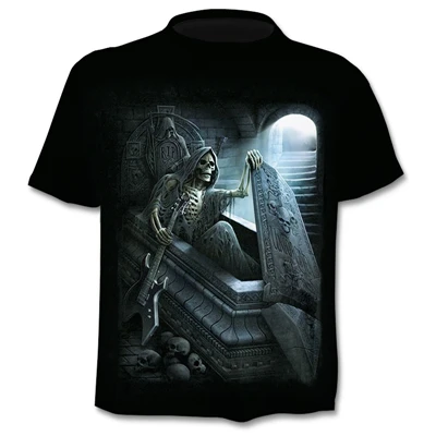 Для мужчин s футболка с надписями и рисунком в виде рубашки бренд в стиле панк палец череп 3Dt футболки Для мужчин топы в стиле хип-хоп 3d принт череп футболка punisher дропшиппинг - Цвет: TXU-0617
