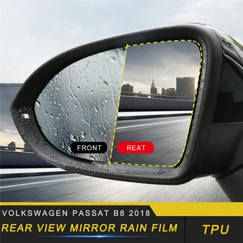 

For Volkswagen Passat B8 2018 Car Anti Fog Rearview Mirror Film Rainproof Clear Sticker Window Protective Waterproof Film
