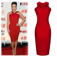 Freies Verschiffen 2016 Mode Rot Weg Von Der Schulter Bodycon Frauen Kleid Sexy Promi Vestidos Elegante Abendgesellschaft Kleid 50802