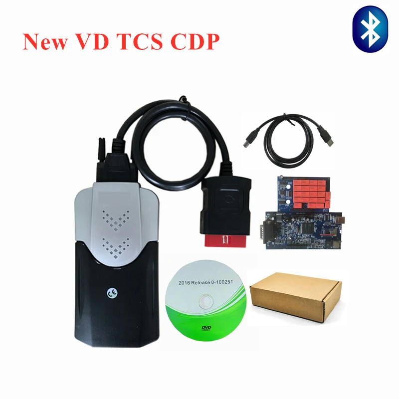 

VD TCS CDP pro plus obd2 Scanner for car and truck with bluetooth 2016.00 /2015.3 with Keygen Software diagnostic tool free ship