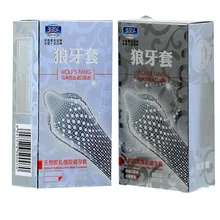 24Pcs/Lot High Quality Big Particle 3D Spike Dotted Ribbed G-Spot Latex Condoms For Men Contraceptive Condoms Adult sex toys