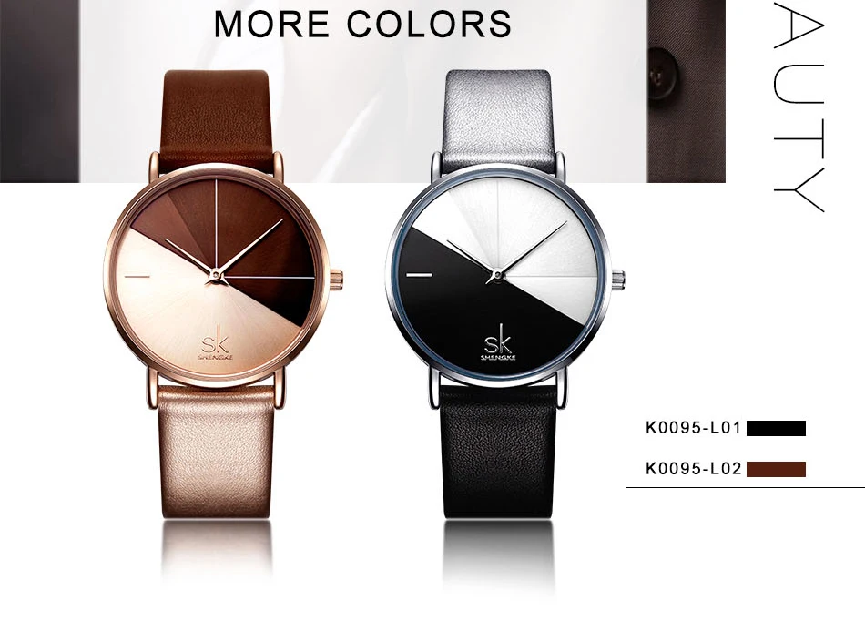 Luxury Leather Watches Women Minimalist Creative Fashion Quartz Watch Reloj Mujer 2018 Simple Ladies Wrist Watch Bayan Kol Saati (5)