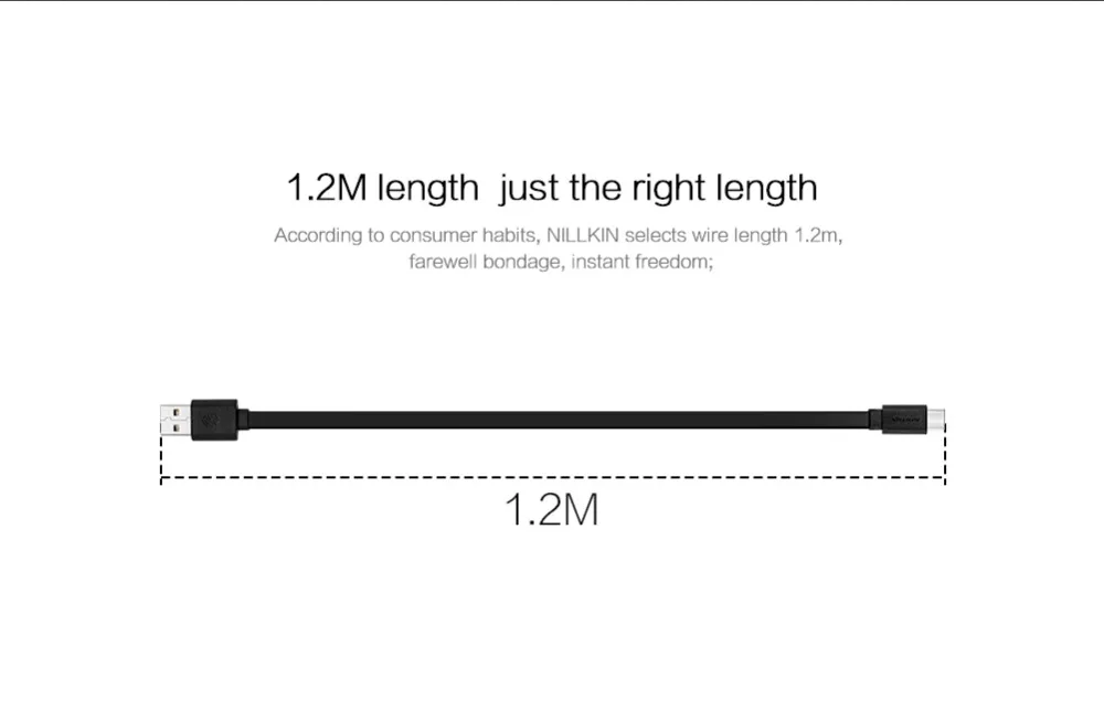 Nillkin USB-C кабель для samsung Galaxy S8 S9 S10 Plus Note 8 9 10 A40 A50 2A usb type C кабель для быстрой зарядки для Oneplus 6 7 Pro