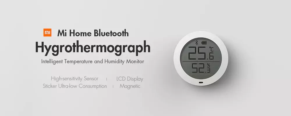 Xiaomi Mijia Bluetooth гигротермограф Высокочувствительный Термометр-Гигрометр ЖК-дисплей Экран Smart Температура влажность Сенсор