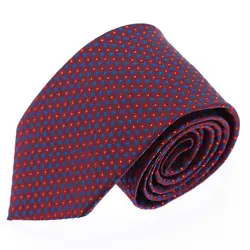 Красный 8 см Новый дизайн мужской галстук роскошный мужской цветочный узорчатые галстуки Классический деловой Повседневный галстук для