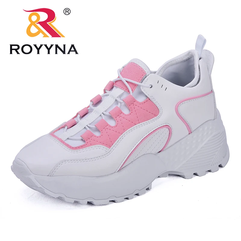 

ROYYNA New Popular Style Women Vulcanize Shoes Microfiber Sneakers Shoes Mixed Color Casual Shoes Comfortable Free Shipping