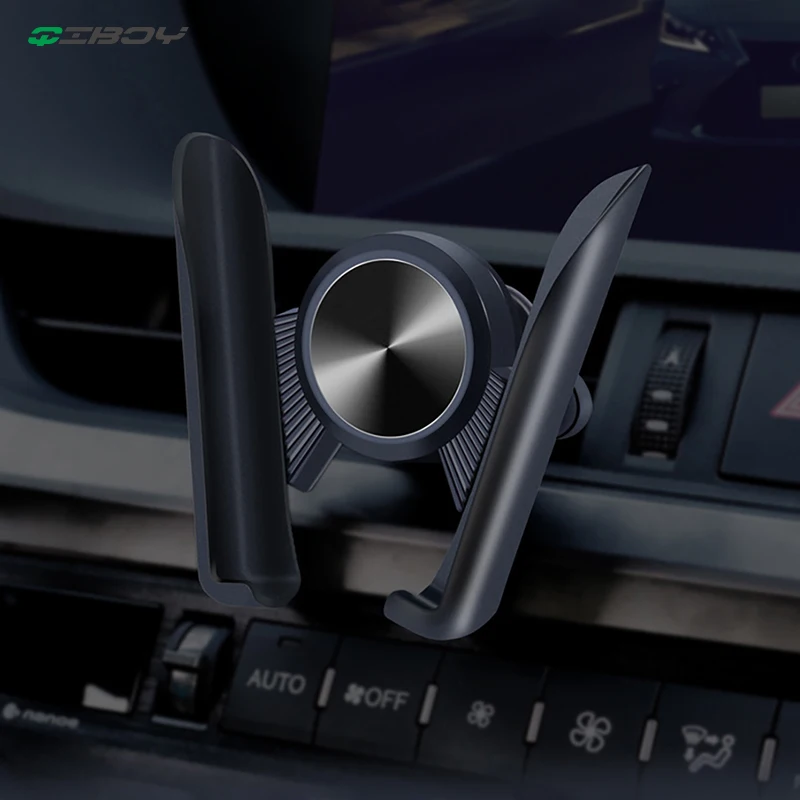 

Air Vent Mount Gravity Car Phone Holder In Car No Magnetic Plastic Stand Mobile phone Auto Grip Shockproof Holder For iPhone 7 8