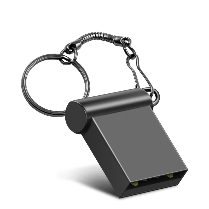 Супер мини usb флэш накопитель 64 ГБ 32 128 Флешка 16 8 металлическая ручка флеш карта