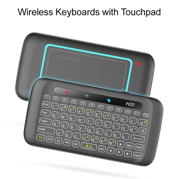

Universal Remote Control 2.4G Backlit Air Mouse with Large Touchpad Mini Keyboard for Smart TV Box Mini PC Samsung LG TV