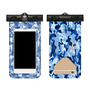 

Swimming Bags Swimming Mobile Phone Protection Bag Easy Touch Camouflage Mobile Bag Beach Sport Waterproof Bag For Phone