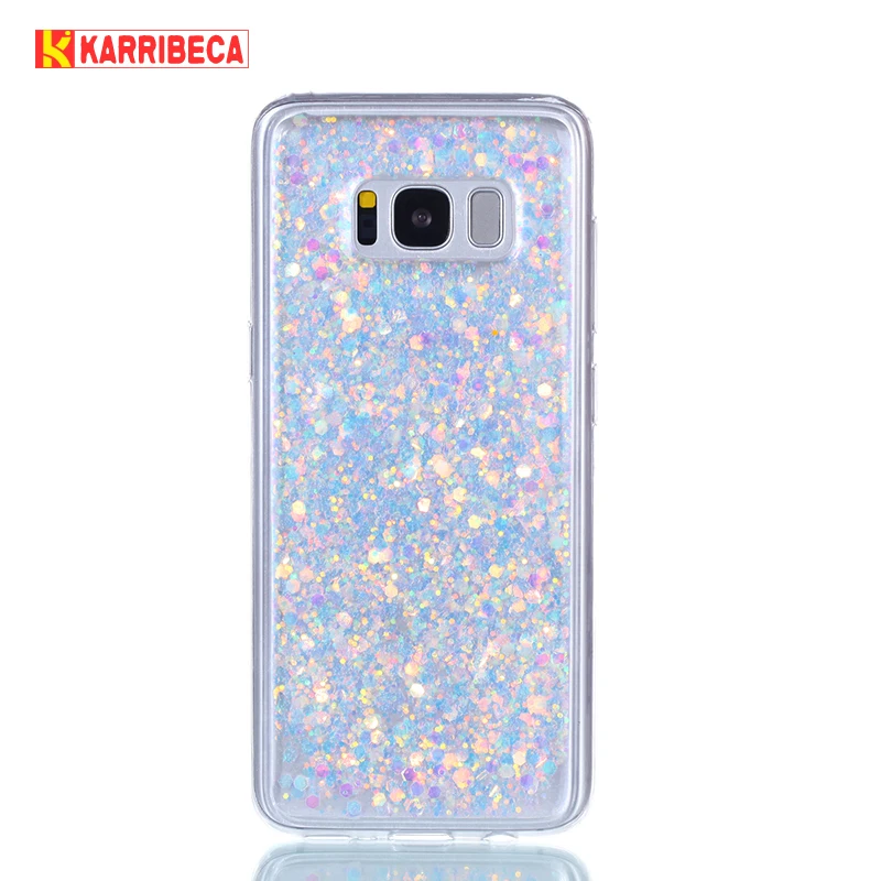 Fashion glitter bling cover For Samsung galaxy s8 plus case candy colorful shining samsung s8