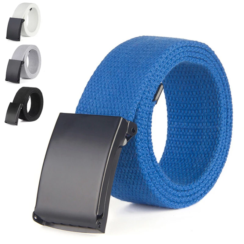 Unisex webbing Belt Light Blue