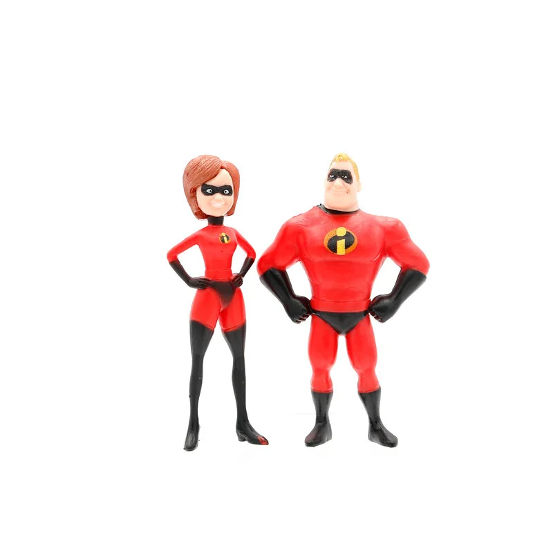 5 шт./компл. Суперсемейка 2 Супермен Дэш Парр Джек Парр Elastigirl ПВХ фигурка модель игрушки 6,5-10 см для детского подарка